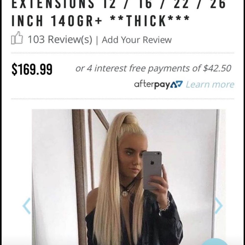Zala pony tail extension